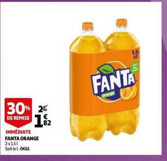 Auchan Fanta fanta orange offre