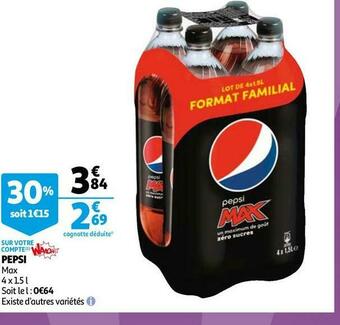 Auchan Pepsi pepsi offre