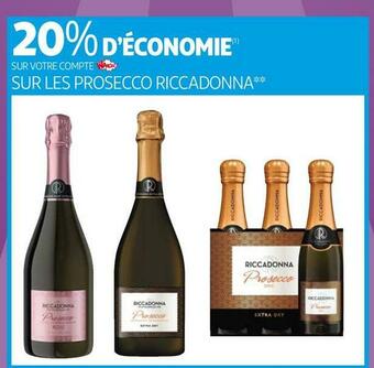 Auchan Riccadonna bon plan sur les prosecco riccadonna offre