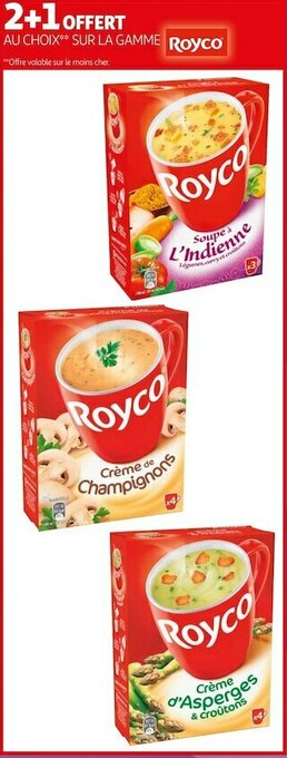 Auchan Royco bon plan sur la gamme royco offre