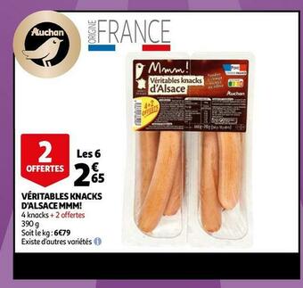 Mmm! véritables knacks d'alsace
