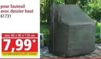 Norma pour fauteuil avec dossier haut offre