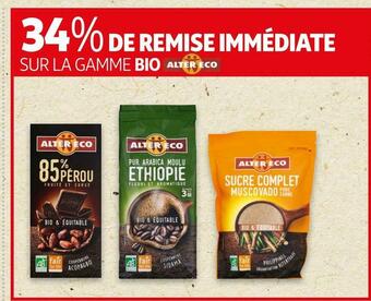 Auchan Alter eco bon plan sur sur la gamme bio alter eco offre