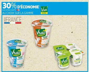 Vrai bon plan sur la gamme vrai