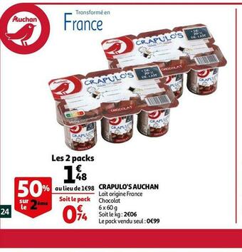 Auchan Auchan crapulo's offre