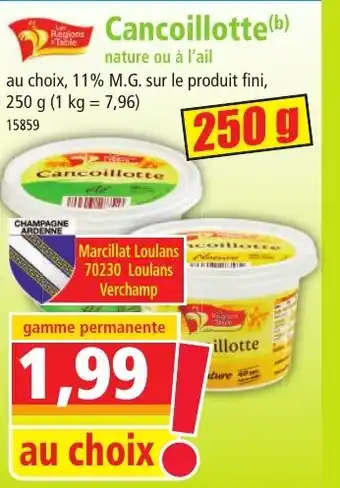 Norma Cancoillotte offre