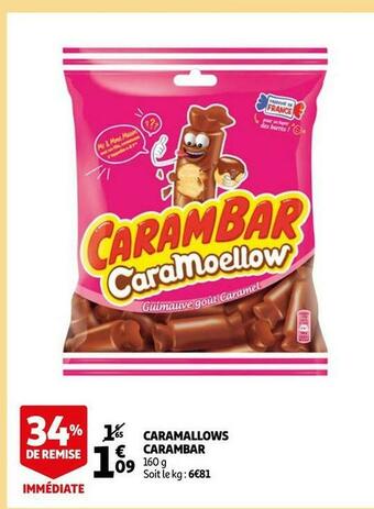Auchan Carambar caramallows offre