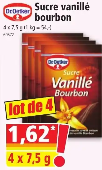 Norma Sucre vanillé bourbon offre