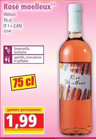 Norma Rosé moelleux offre