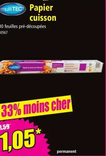 Papier cuisson