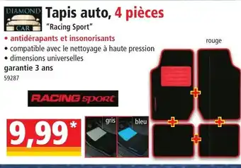 Norma Tapis auto, 4 pièces offre