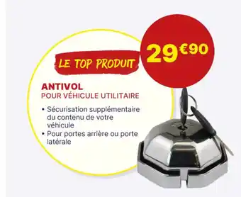 ANTIVOL POUR VÉHICULE UTILITAIRE