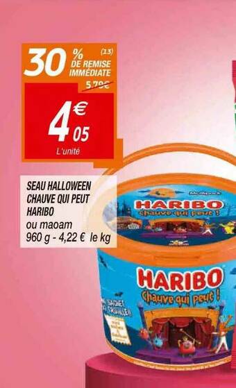 Netto Seau Halloween Chauve Qui Peut Haribo offre