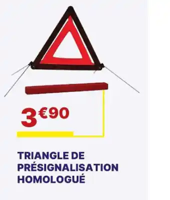 Carter-Cash TRIANGLE DE PRÉSIGNALISATION HOMOLOGUÉ offre