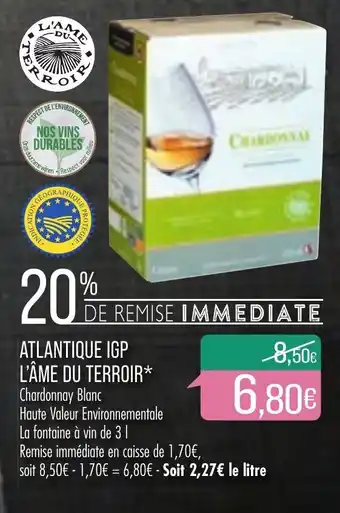 Atlantique IGP l'Ăąme du terroir
