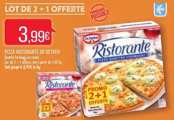 Match Pizza ristorante or oetker offre