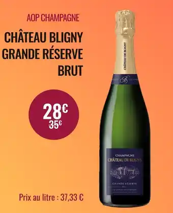 Nicolas CHÂTEAU BLIGNY AOP CHAMPAGNE GRANDE RÉSERVE BRUT offre