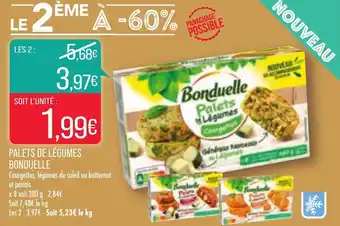 Match Palets de légumes bonduelle offre