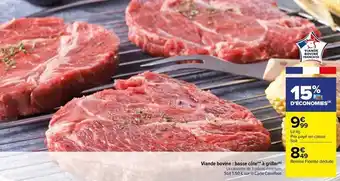 Carrefour Drive Viande bovine: basse côte à griller offre