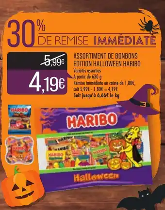 Match Assortiment de bonbons edition halloween haribo offre