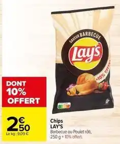 Carrefour Drive Lay's - chips offre
