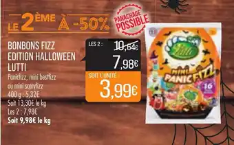 Match Bonbons fizz edition halloween lutti offre