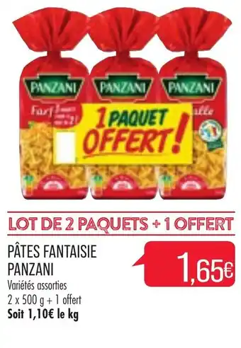 Match Pâtes fantaisie panzani offre