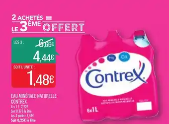 Match Eau minérale naturelle contrex offre