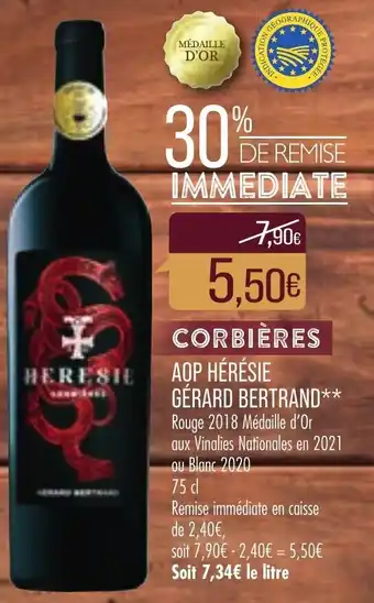 AOP hérésie gérard bertand