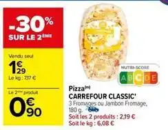 Carrefour Carrefour - pizza classic offre