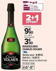 Carrefour Charles volner - mousseux brut offre