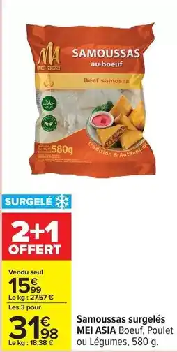 Carrefour 3 tartelettes offre