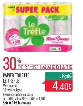 Match Papier toilette le trefle offre