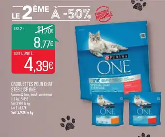 Match Croquettes pour chat stérilisé one offre