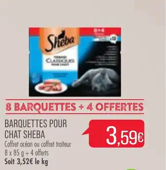 Match Barquettes pour chat sheba offre