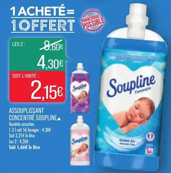 Assouplissant concentré soupline