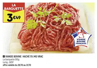 Leader Price Viande bovine haché offre
