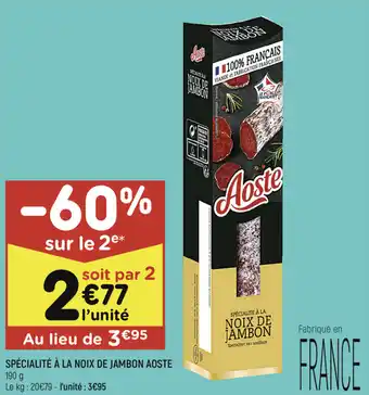 Leader Price Spécialité à la noix de jambon aoste offre