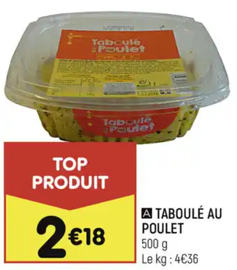 Leader Price Taboulé au poulet offre