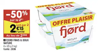Leader Price Fjord frais & doux nature offre