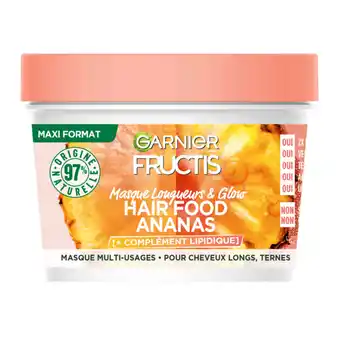 Carrefour Market GARNIER Masque pour Cheveux Fructis Hair Food offre