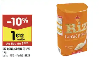Leader Price Riz long grain etuve offre