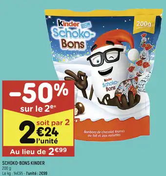 Leader Price Schoko-bons kinder offre