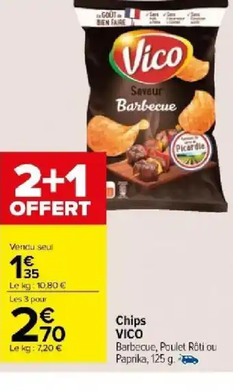 Carrefour Market Chips VICO offre
