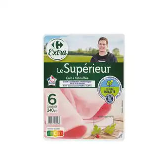 Carrefour CARREFOUR EXTRA Jambon supérieur Filière Qualité offre