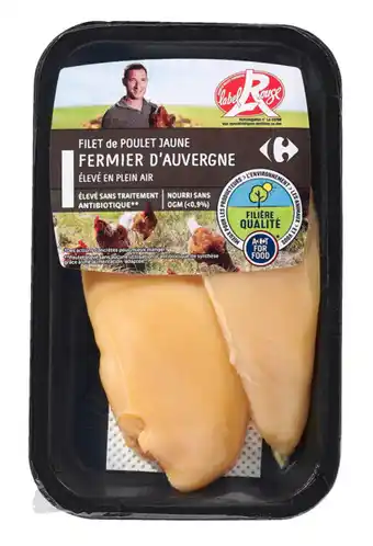 Carrefour FILIÈRE QUALITÉ CARREFOUR Filets de poulet fermier Label Rouge offre