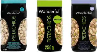 Carrefour WONDERFUL SUR TOUTES LES PISTACHES 250 G offre