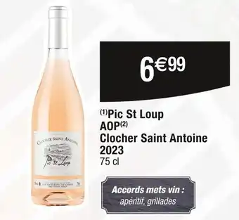 Cora x Carrefour Clocher Saint Antoine Pic St Loup AOP offre