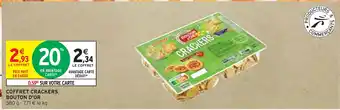 Intermarché BOUTON D'OR COFFRET CRACKERS offre