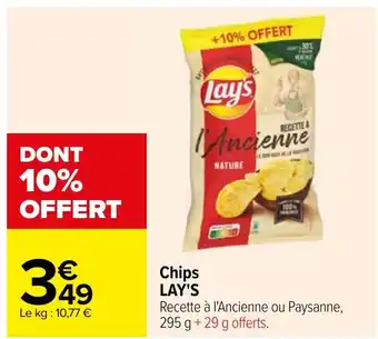 Carrefour Chips LAY'S offre